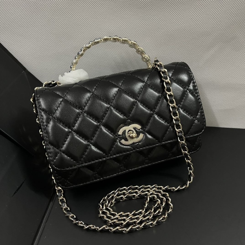Ch**el top handle bags